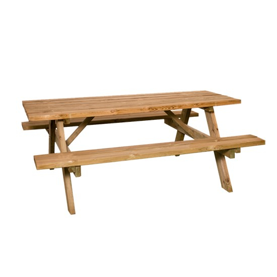Hortus bord-/bænksæt i 42 mm trykimprægneret fyrretræ