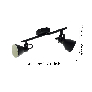 Eglo SERAS 2 Spots sort 2x3,3w 2x240lm
