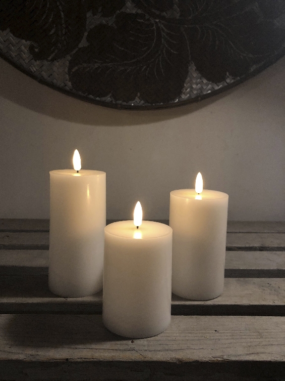 veli line vokslys m/ 3D flamme 