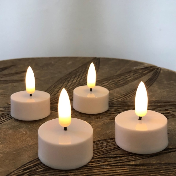 veli line te lys med 3d flamme.