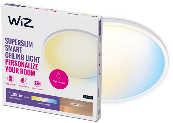 Wiz Superslim loftslampe 14 W 
