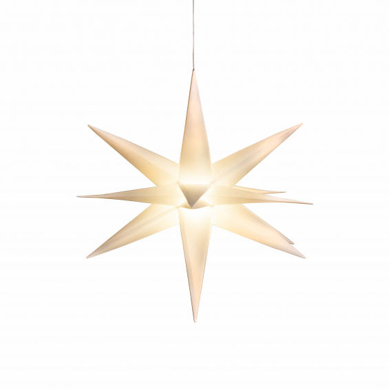 DGA led stjerne med timer 6/18