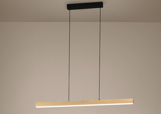 Eglo MONTEBUONO Langbordslampe sort/brun
