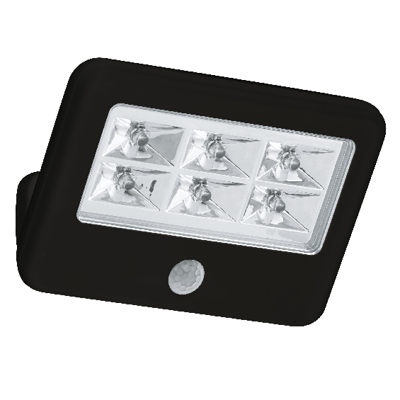 Eglo Gavello Batteri Væglampe M/sensor Sort LED IP54