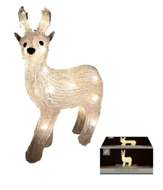 Det Gamle Apotek LED Rensdyrfigur 