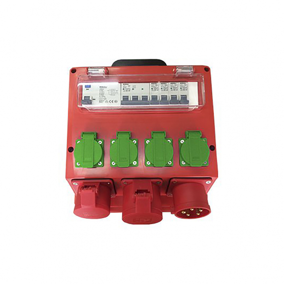 Blue Electric 32A Byggestrømtavle 230/400 volt