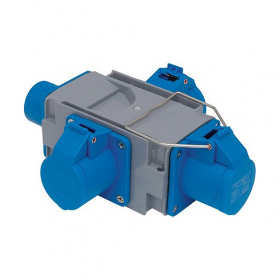 Blue Electric CEE Forgrenerled 16A