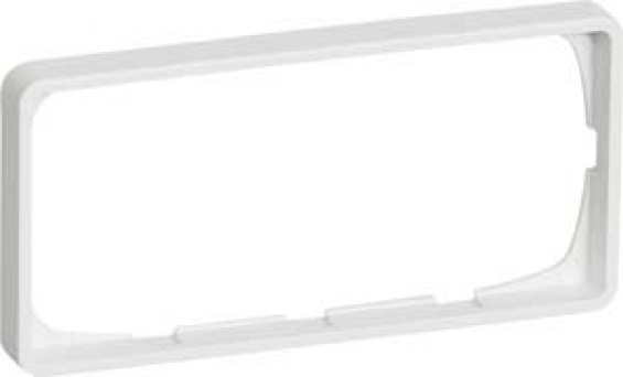 LK Fuga Baseline Ramme 50 hvid 2 modul vandret