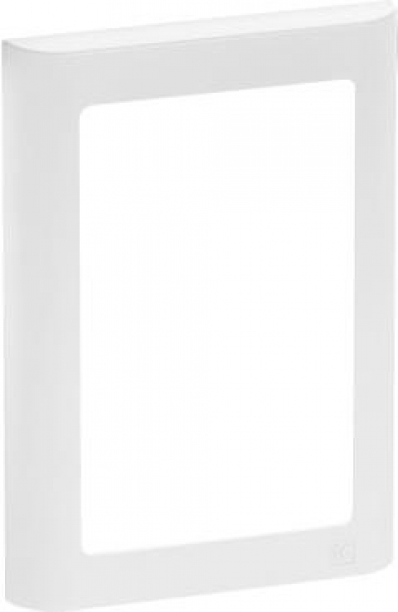 LK Fuga Ramme 63 Softline hvid 1,5 modul
