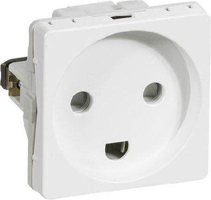 LK Fuga stikkontakt hvid 1M 