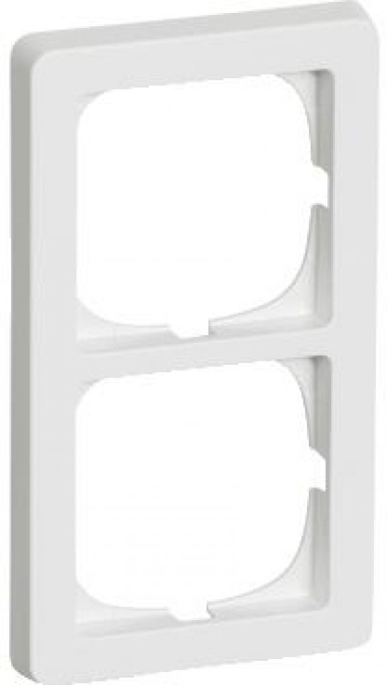 LK Fuga Baseline Ramme 63 hvid 2 x 1 modul