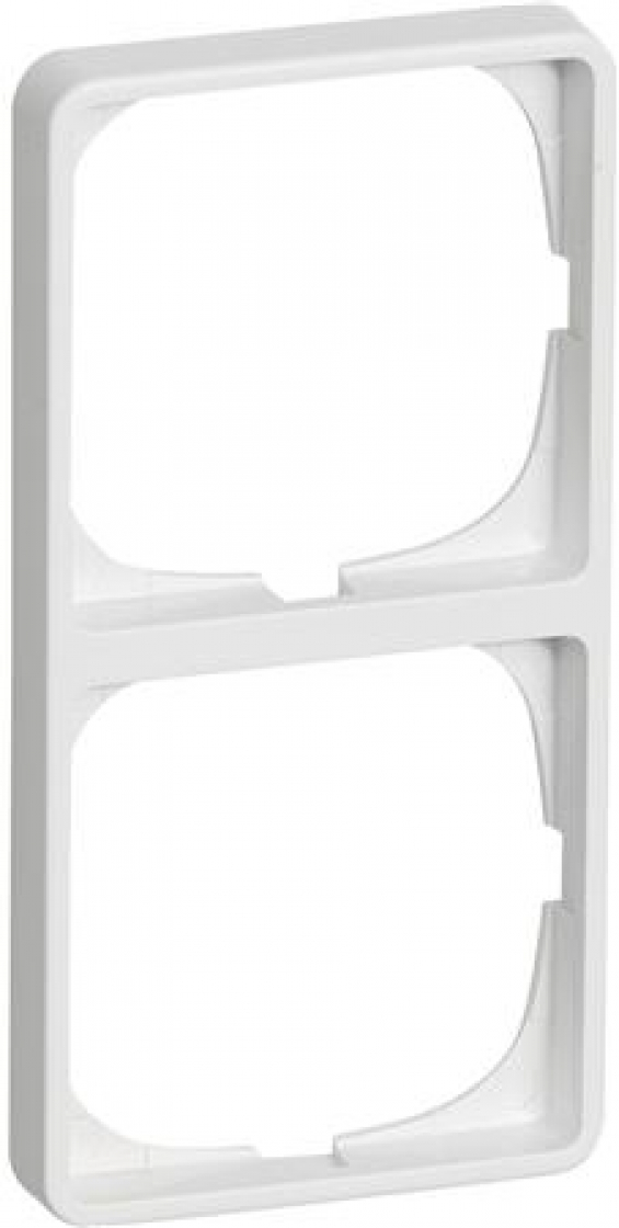 LK Fuga Baseline Ramme 50 hvid 2 modul