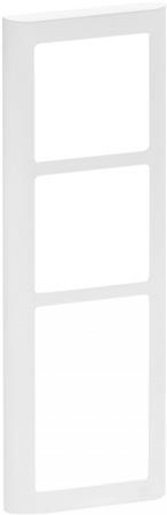 LK Fuga Ramme 63 Softline hvid 3,5 modul