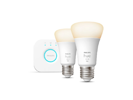 Philips Hue White E27 LED Startsæt