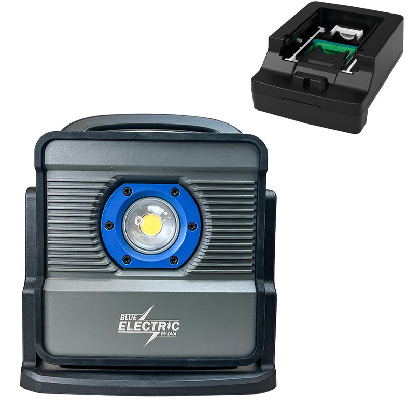 Blue Electric +Plusline Hybrid 40W Akku Arbejdslampe