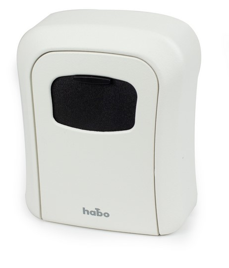 Habo 103 Nøgleboks Hvid m/4-pins kode