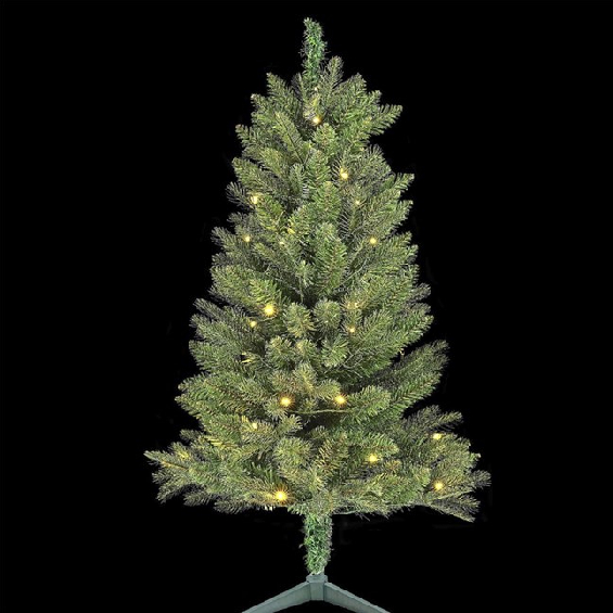 DGA Juletræ kunstig 50led grøn 90cm