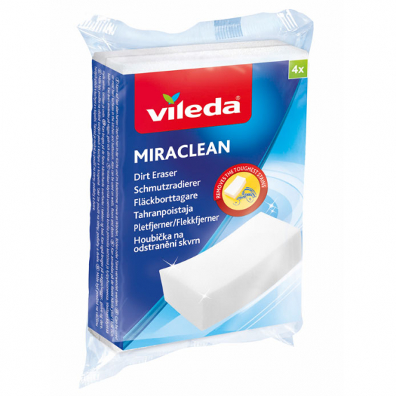 Vileda Miraclean svamp hvid - 4 stk