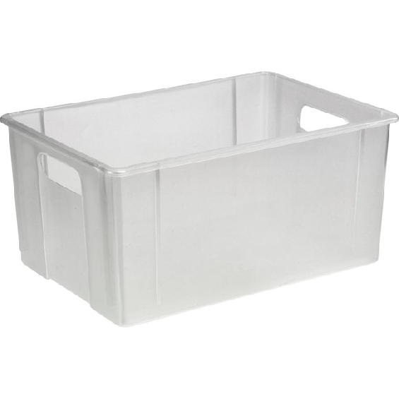 Plast1 kasse klodskasse hvid
