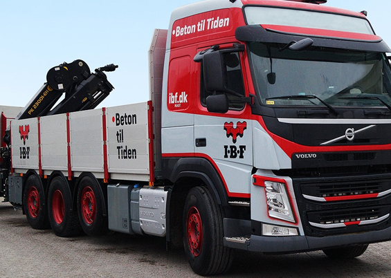 IBF levering med kran eller truck